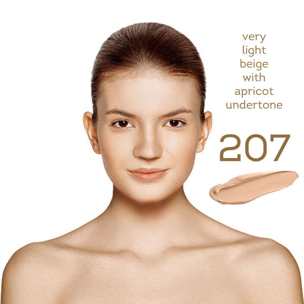 NO. 207 VERY LIGHT BEIGE WITH APRICOT UNDERTONE