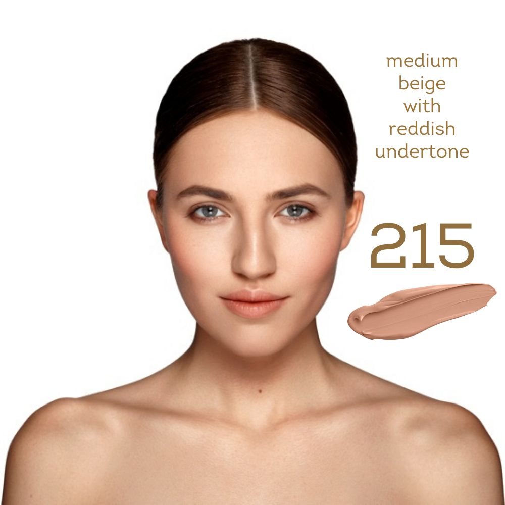 NO. 215 MEDIUM BEIGE WITH REDDISH UNDERTONE