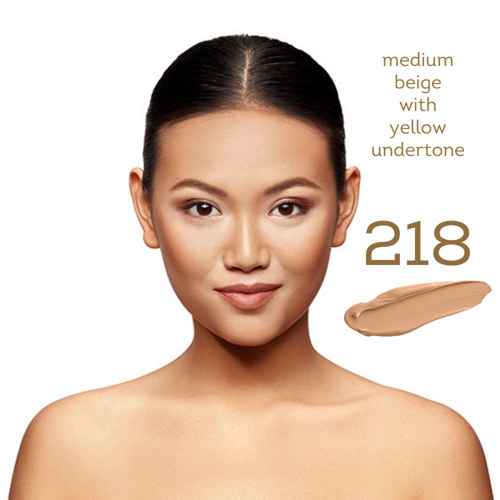 NO. 218 MEDIUM BEIGE WITH YELLOW UNDERTONE
