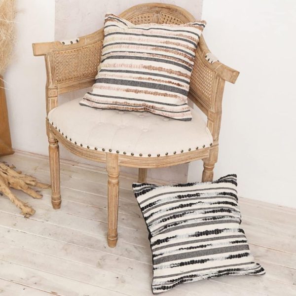 Retro Stripes Cushion Cover • 2 Colors