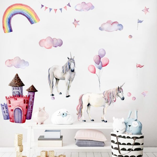 Fantasy Unicorn Wall Sticker Set