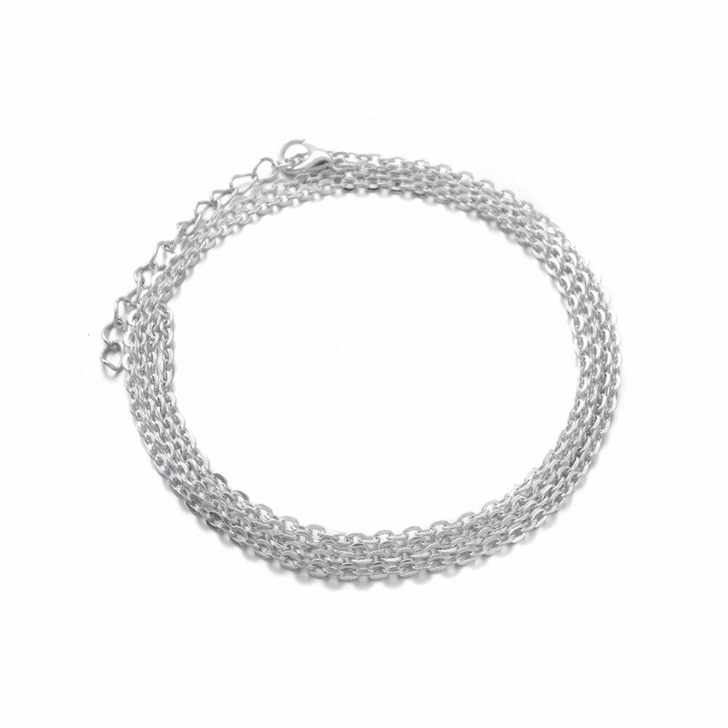 45" SILVER PLATED CHAIN 114.3CM