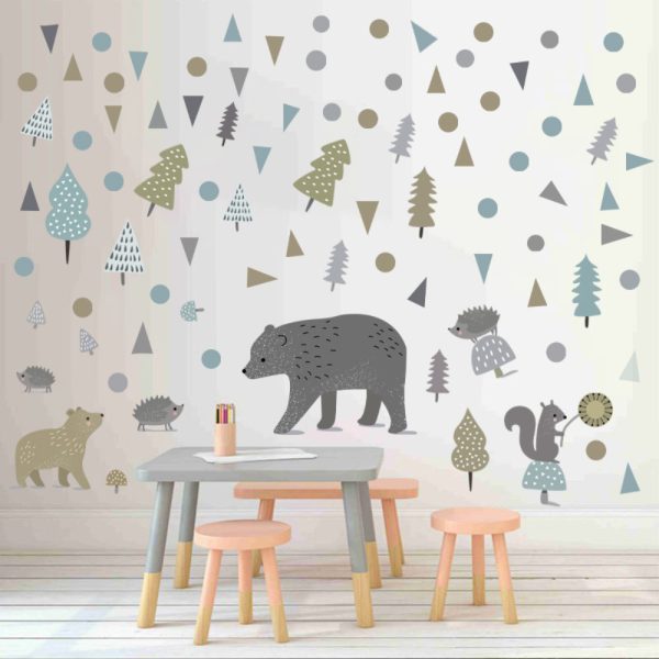 Forest Animals Wall Sticker Set