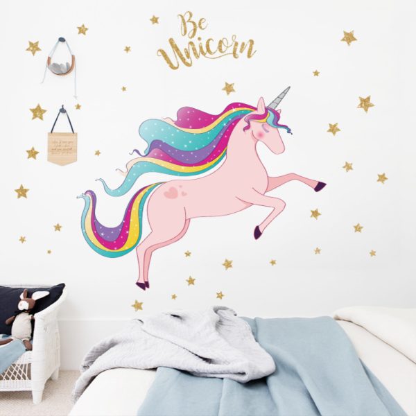Be Unicorn Wall Sticker Set