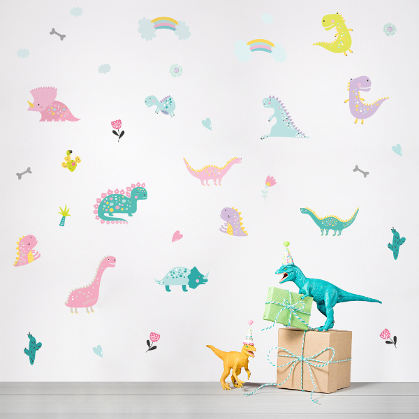 Cartoon Dinos • Wall Sticker Set