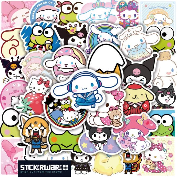 SANRIO • 100PC STICKERWARE BAG