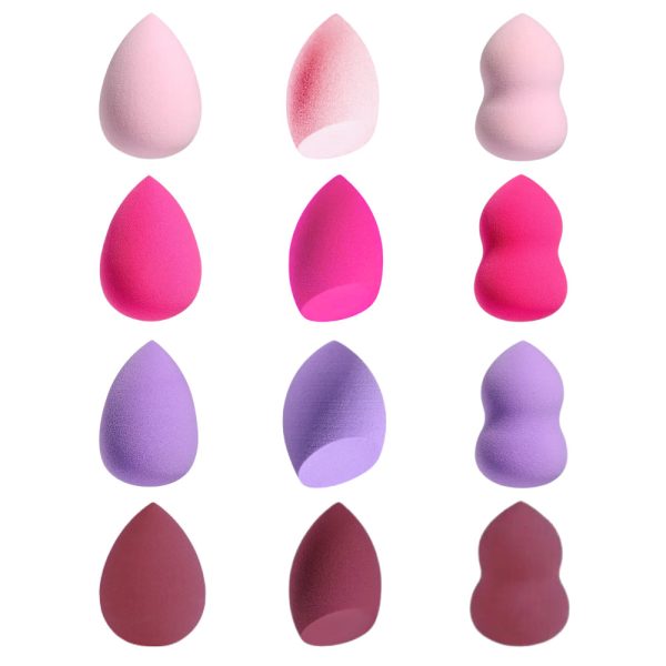 1PC BEAUTY BLENDER • 3 SHAPES × 4 COLORS