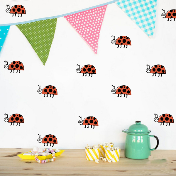 Wall Sticker Set - Mrs. Lady Bug