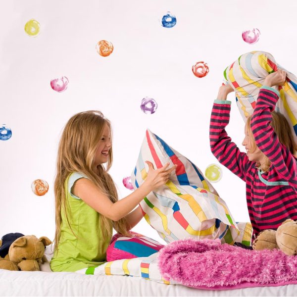 Wall Sticker Set - Water Color Colorful Smudges