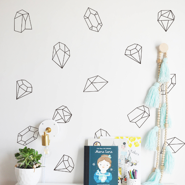 Wall Sticker Set - Gems
