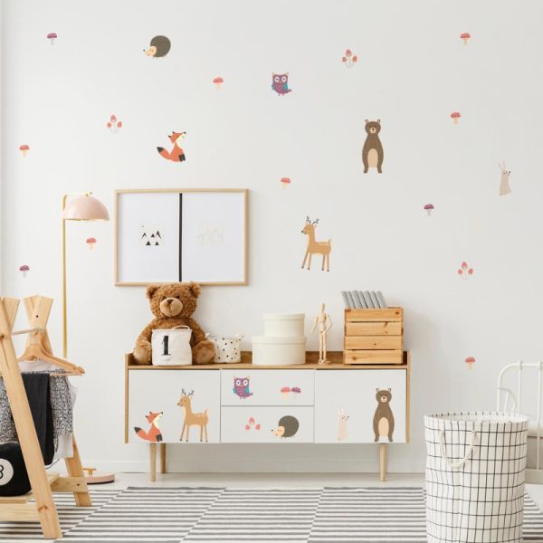 Wall Sticker Set - Forest Animals
