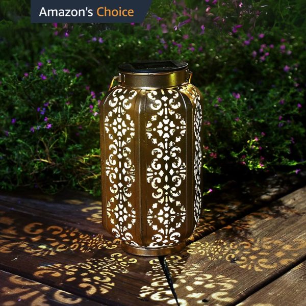 SOLAR LED GARDEN LANTERN • ANTIQUE CHINESE II