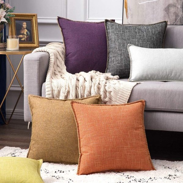 Linen Townhouse Cushion Cover • 12 Colors