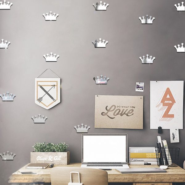 Crown I • Reflective Wall Sticker Set