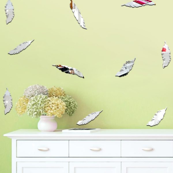 Feathers • Reflective Wall Sticker Set