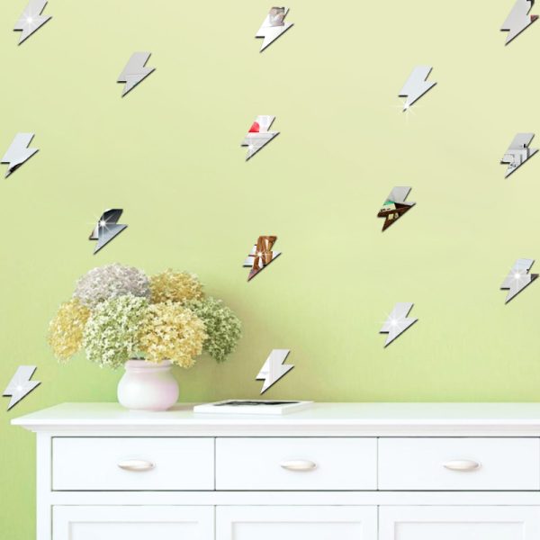 Lightning Bolts • Reflective Wall Sticker Set