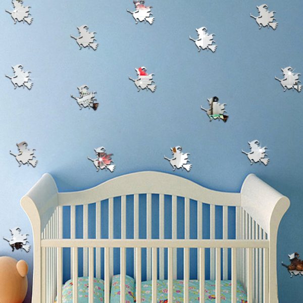 Flying Witch • Reflective Wall Sticker Set