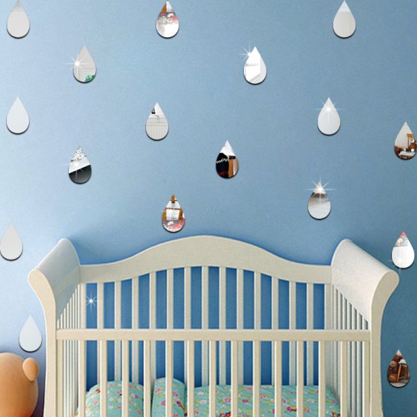 Rain Drops • Reflective Wall Sticker Set