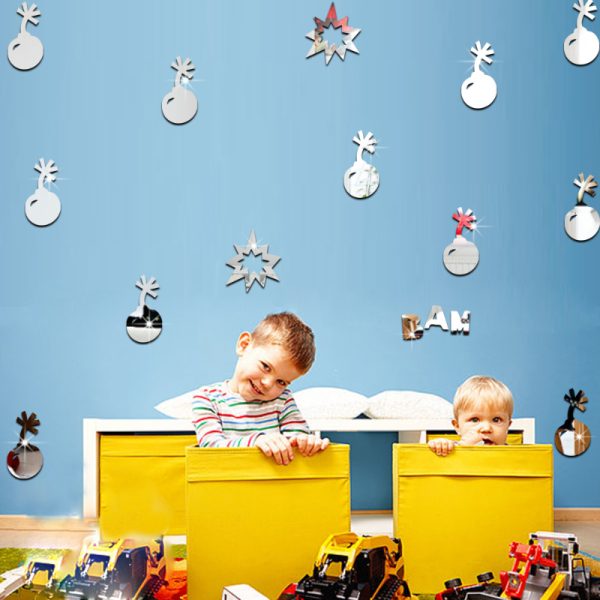 Bombs • Reflective Wall Sticker Set