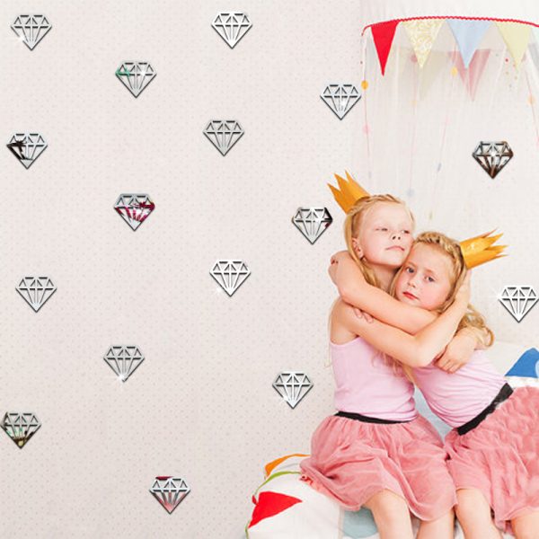 Diamonds • Reflective Wall Sticker Set