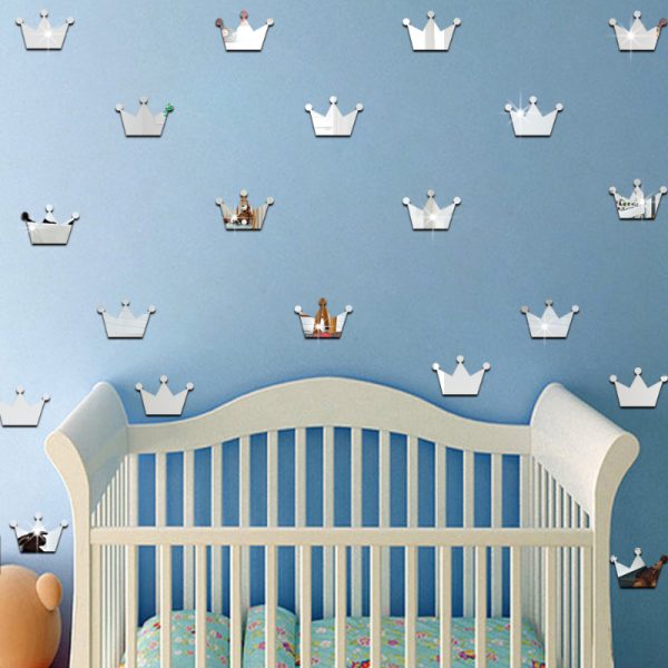 Crown II • Reflective Wall Sticker Set