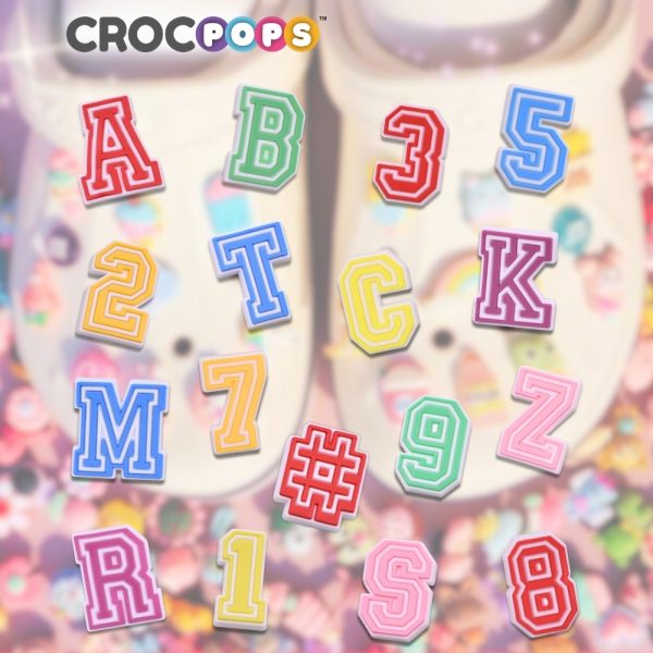 LETTERS & NUMBERS • CROCPOPS™ CHARMS