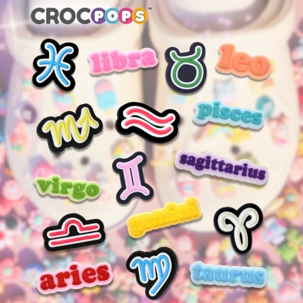 ZODIAC SIGNS • CROCPOPS™ CHARMS