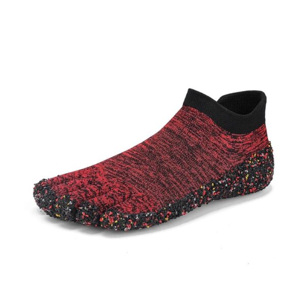 AQUALANDER 5-FINGER FLYKNIT UNISEX SHOE SOCKS • RED